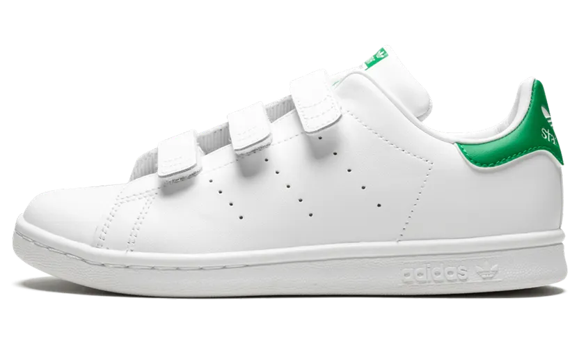 Adidas Stan Smith CF Velcro PS ‘White Green’ Running White Ftw / Running White / Fairway (M20607)