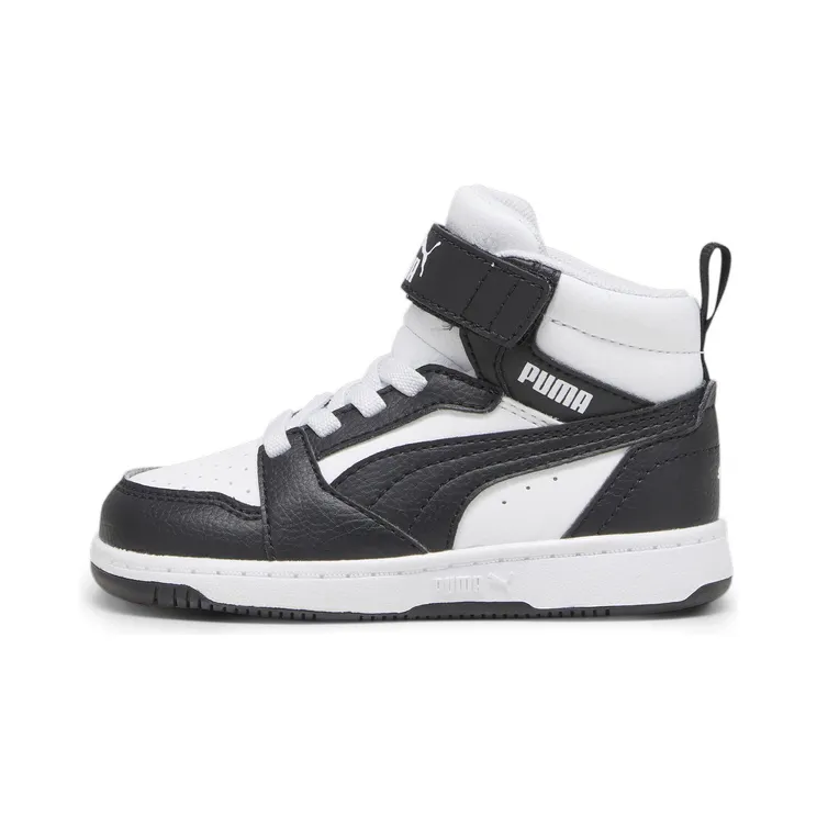 Puma Rebound V6 Mid “Puma White / Puma Black / Shadow Gray” (396542_01)
