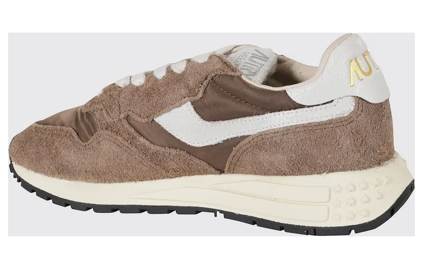 Autry Reelwind Nylon and Suede Sneakers with Serrated Sole Earth (WWLWNC39) (2)