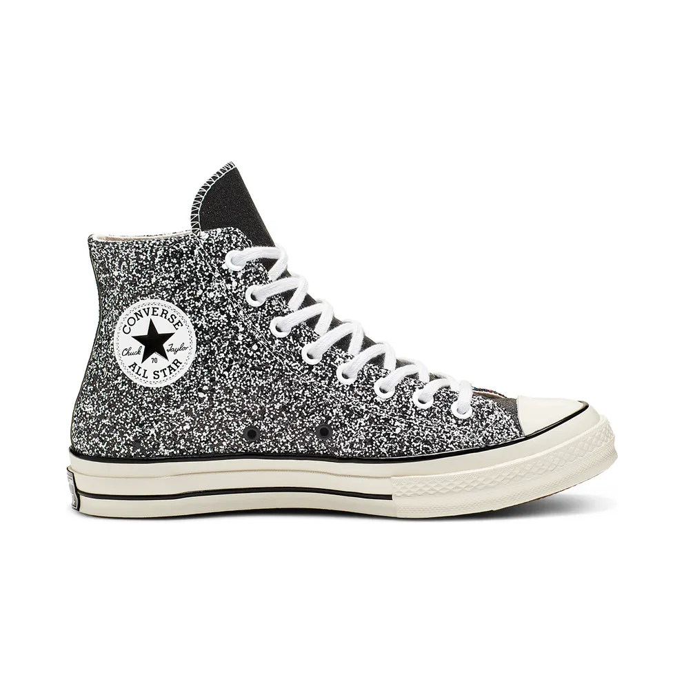 Converse Chuck Taylor All-Star 70s Hi JW Anderson Glitter Multi-Color Black/White-Egret (164697C)