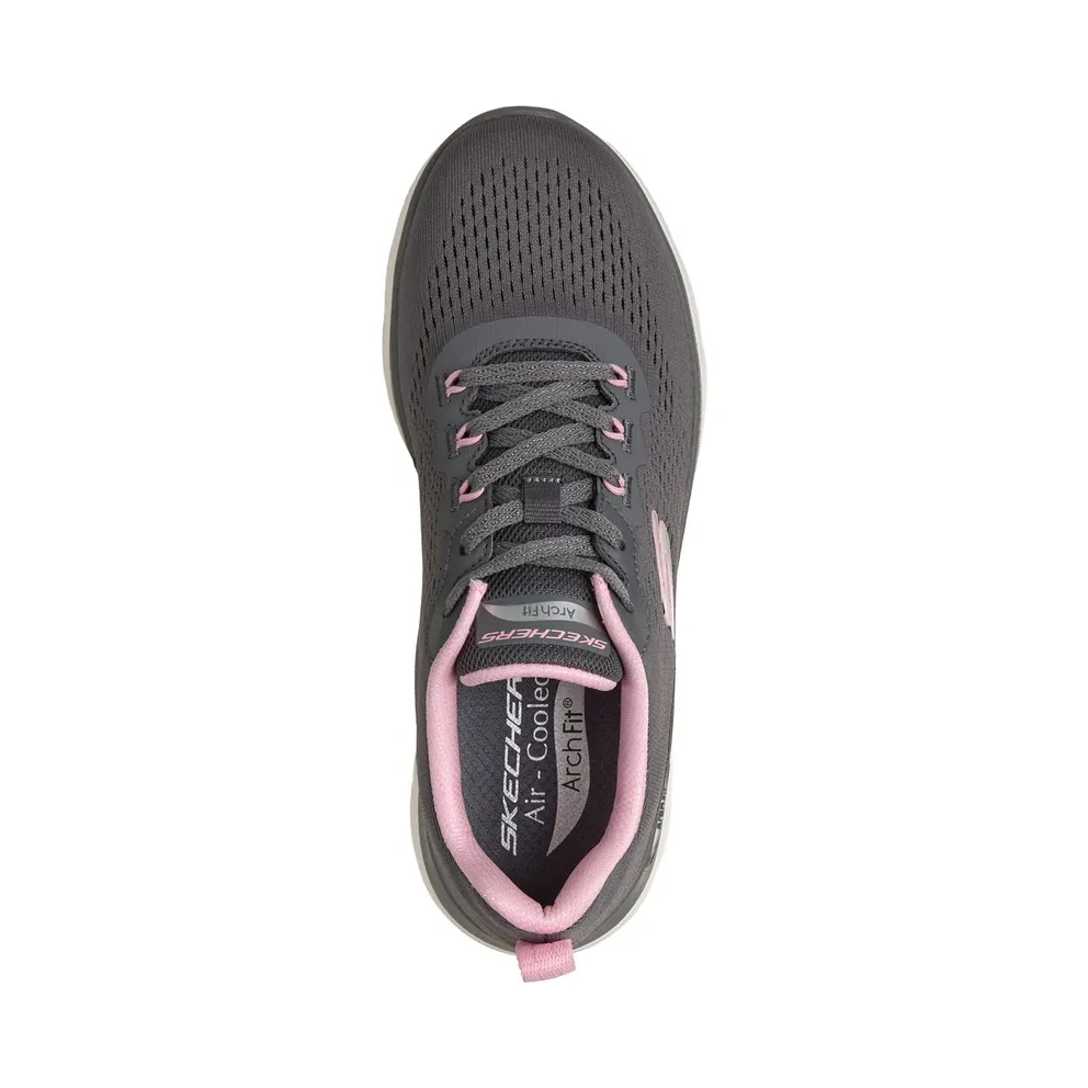 Skechers Arch Fit Summits – Daily Flow Sneaker Houtskool/Pink