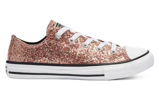 Converse Coated Glitter Chuck Taylor All Star Low Top Black Black (669805C)