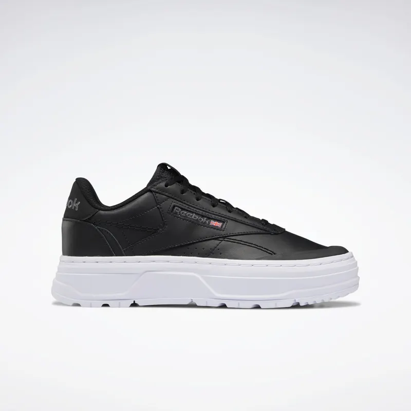 Reebok Club C Double GEO Shoes Core Black / Core Black / Cloud White (GW0224)