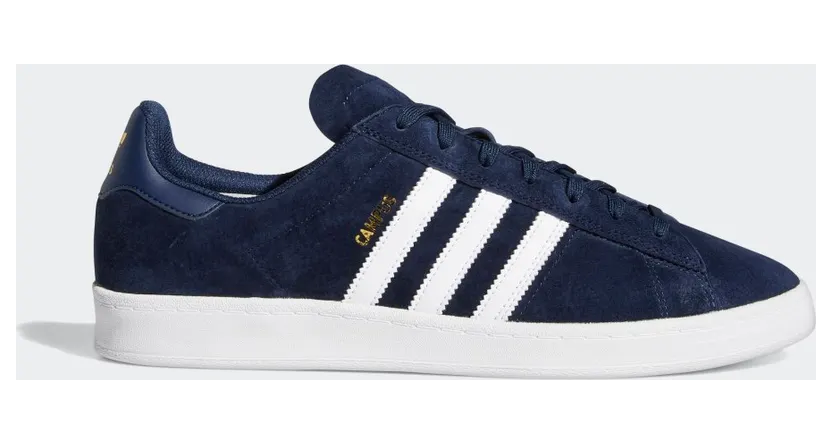 adidas Campus ADV Schuh Collegiate Navy / Cloud White / Gold Metallic (FY0490)