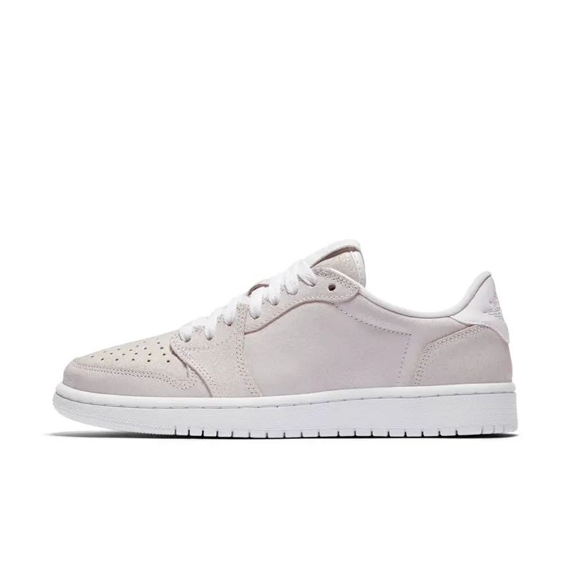 Air Jordan I 1 AJ Retro Low No Swoosh Off-White/White (AH7232-100)