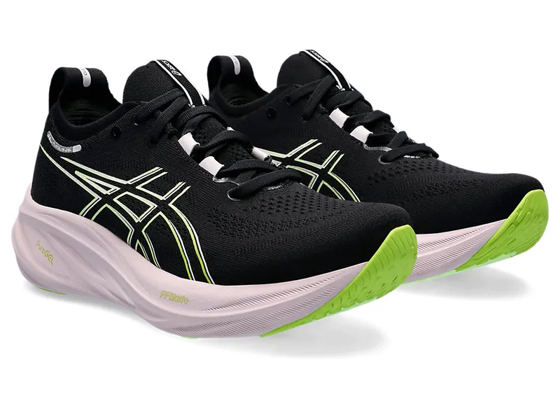 Asics Gel-nimbus 26 Black/Neon Lime (1012B601.004)