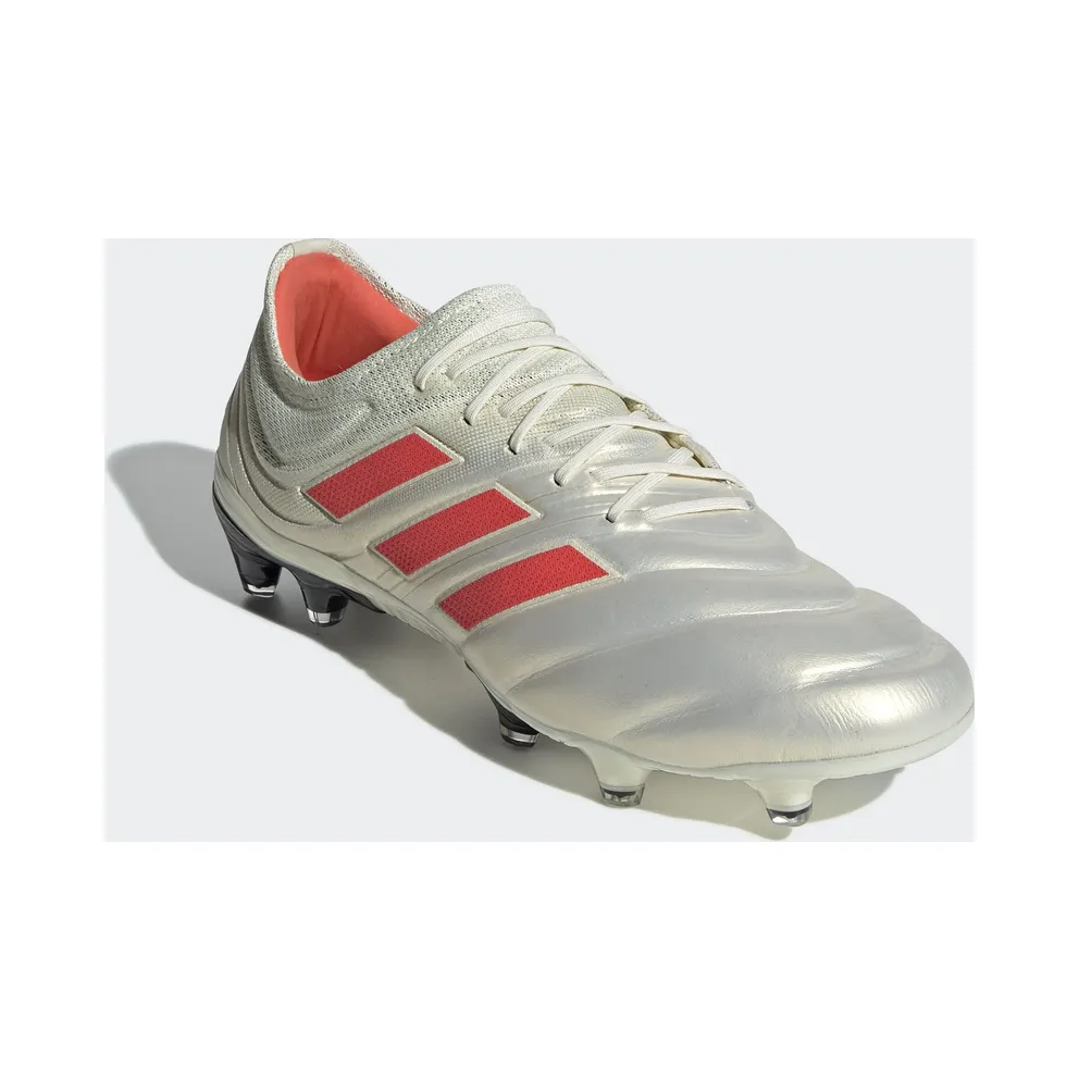 adidas Copa 19.1 Firm Ground Cleat Off White Solar Red Off White/Solar Red/Core Black (BB9185)