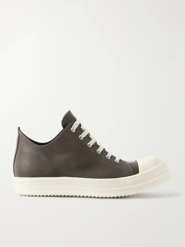 Rick Owens Ramones Sneakers Leather Sneakers Brown (RR02F4891)