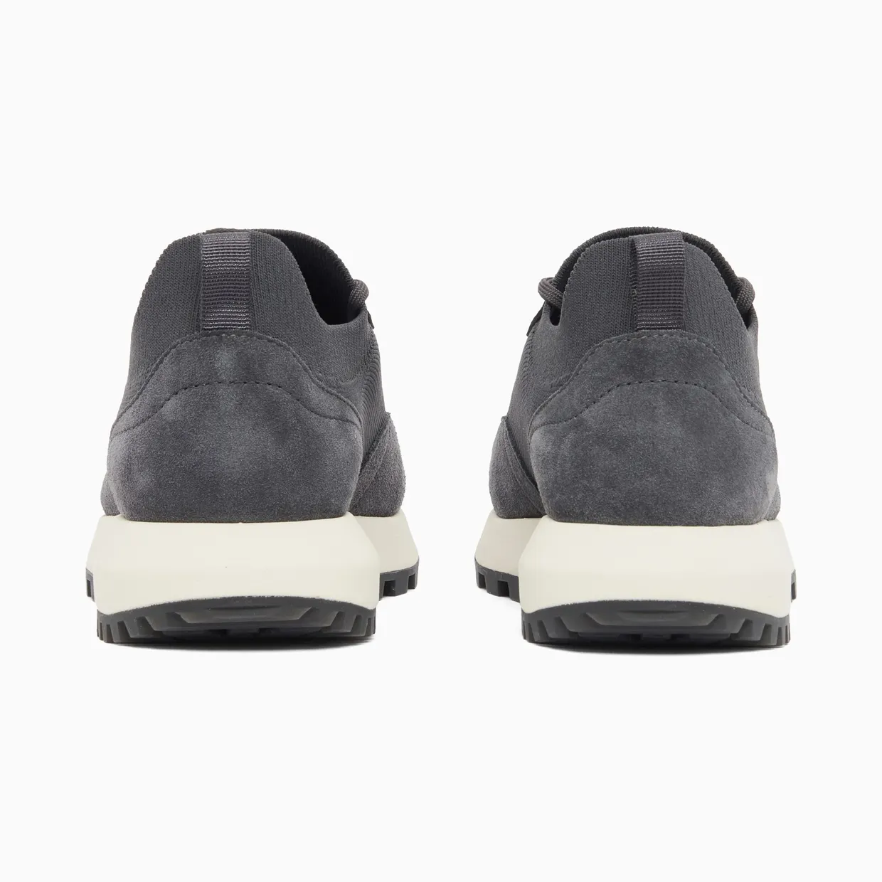 Armani Low-Top Sneakers In Suede And Mesh With A Rubber Sole (EM003739-AF19724-M8478) (4)