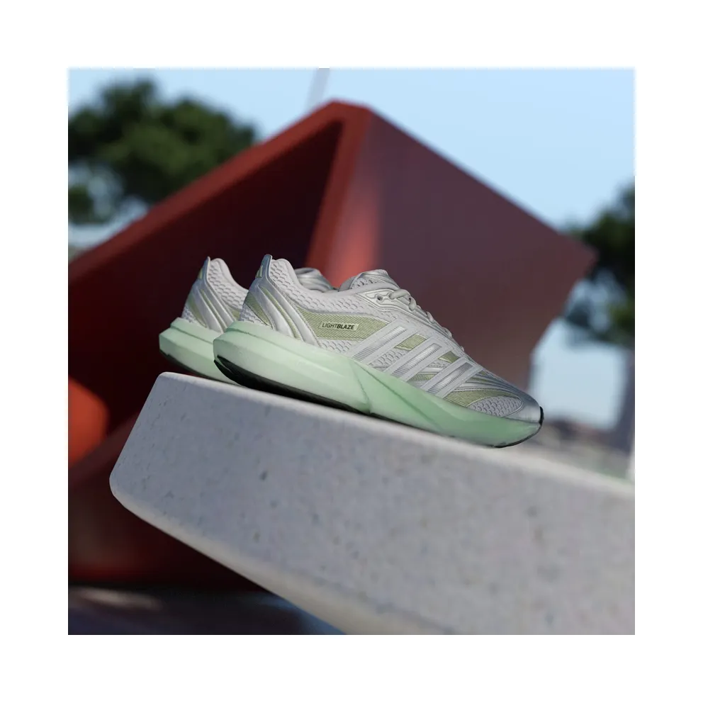 Adidas Lightblaze Glow Cloud White / Silver Metallic / Magic Lime Met (JP6328)