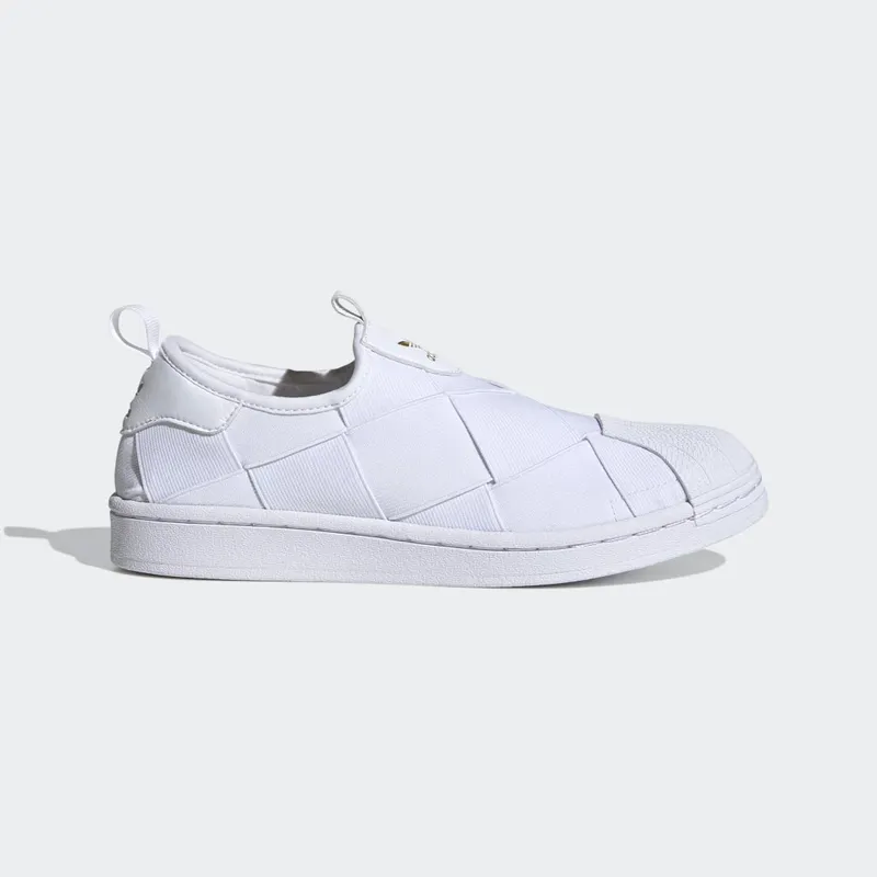 adidas Superstar Slip-on Cloud White / Cloud White / Gold Metallic (FV3186)