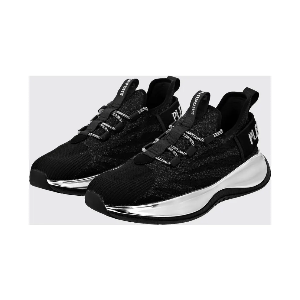 Plein Sport The Iron Tiger Gen. X.02 Knit with a Chunky Sole Black (SACSUSC0429STE003N0291)