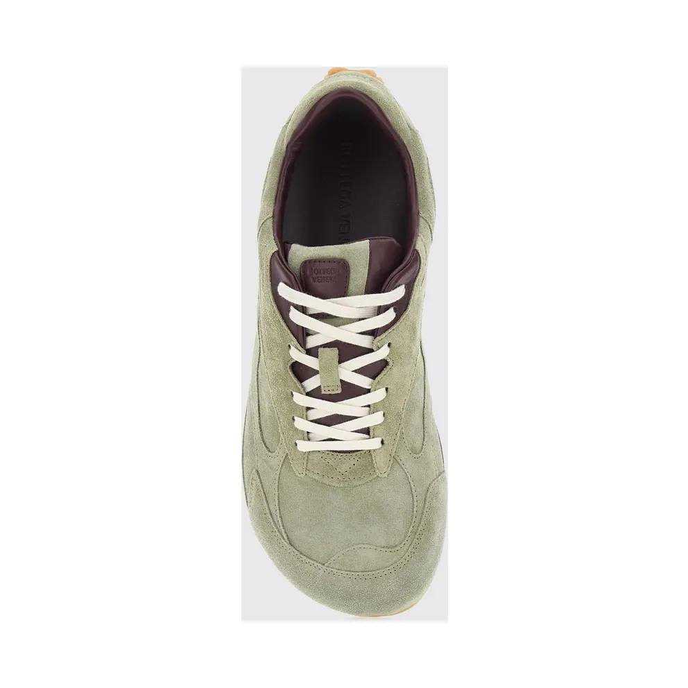 Bottega Veneta Orbit Flash Suede Calfskin Trainers Green (867926V3MS03063)