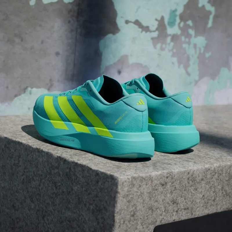 adidas Adizero Evo SL Flash Aqua Lucid Lemon (JS4506)