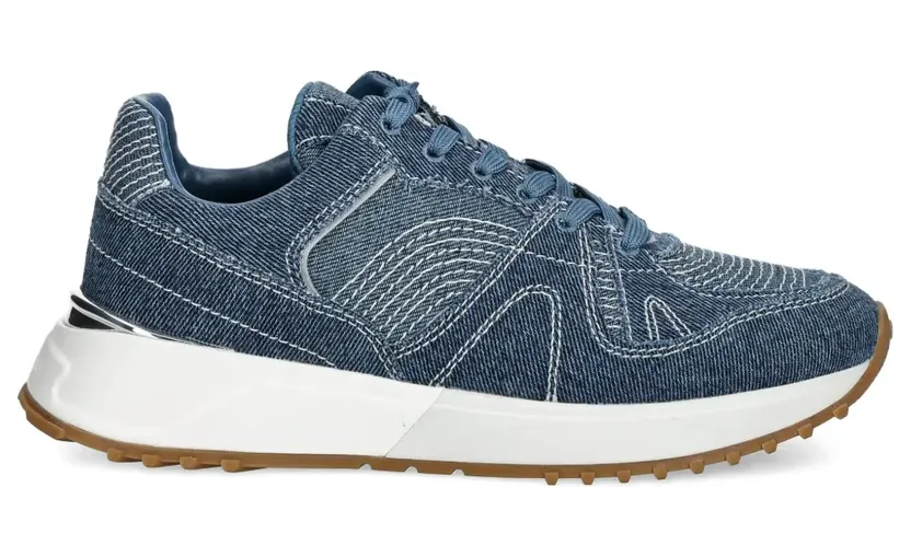 Michael Kors Sneakers mit Kontrasteinsätzen – Blau (43S5JMFS1D)