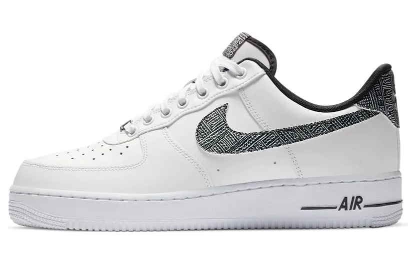 Nike Air Force 1 ’07 ‘Geometric Print’ White/Multi-Color/Metallic Silver/Black (CZ7933-100)