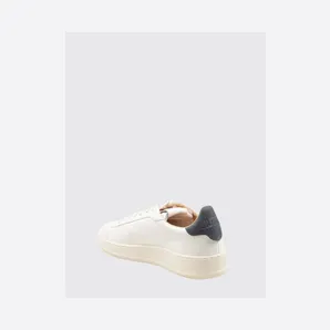 Autry Dallas Low Bicolor Smooth Calfskin Sneakers with Logo White (ADLMMR04)