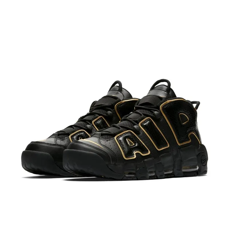 Nike Air More Uptempo 96 France Black/Metallic Gold (AV3810-001)