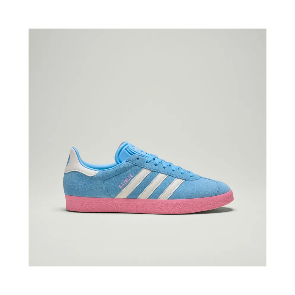 Adidas Gazelle Inter Miami CF Semi Blue Burst / White Tint / Bliss Pink (JR4178)