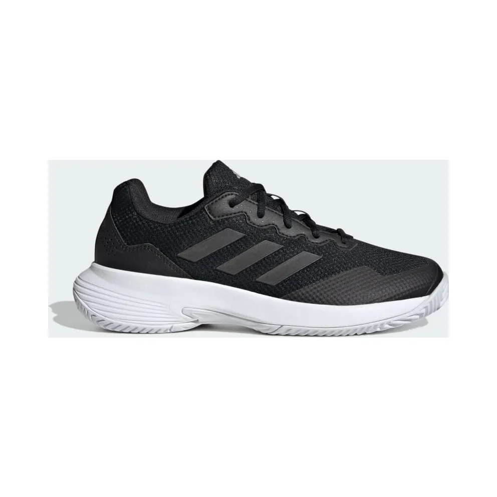 Adidas Gamecourt 2.0 Tennis Shoes Core Black / Core Black / Silver Metallic (ID1494)