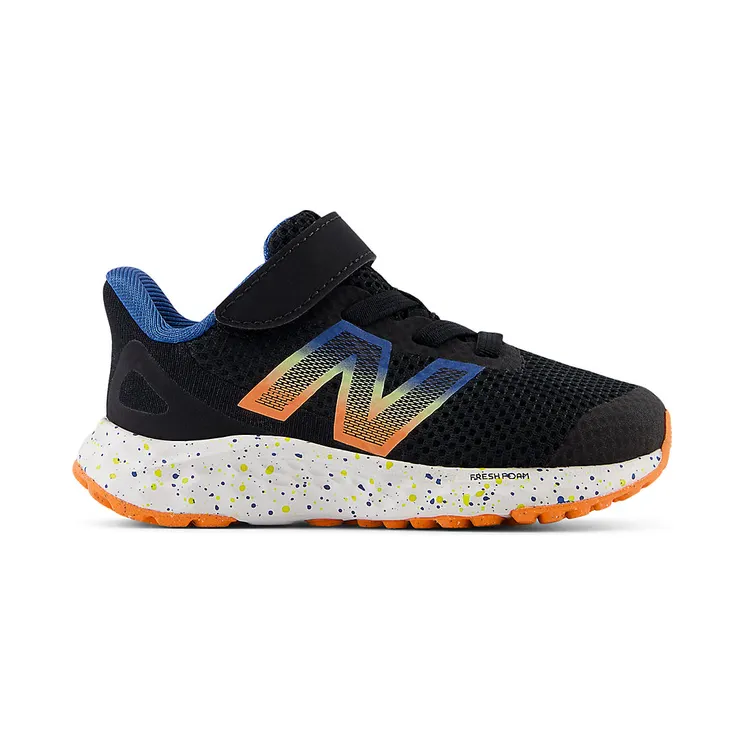 New Balance Fresh Foam Arishi v4 Bungee Lace Black Blaze Orange Blue Agate (IAARIBS4)