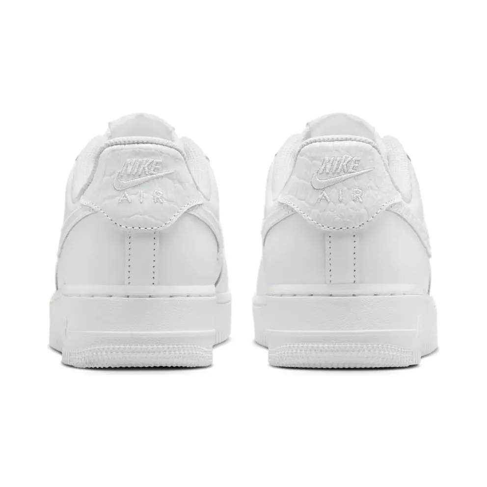 Nike Air Force 1 ’07 SE “Pebble Croc – White / Neutral Grey / White” (IO4837-100)