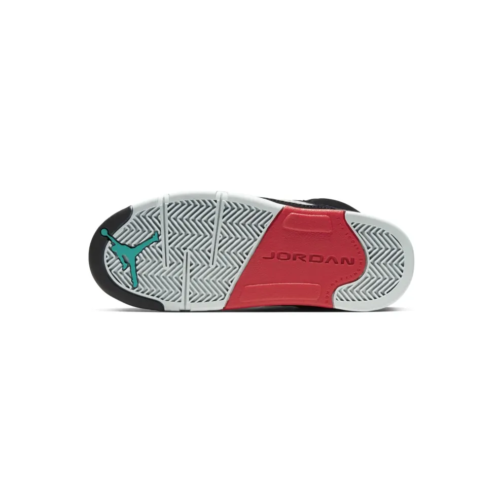 Jordan 5 Retro Top 3 (PS) Black/Fire Red-Grape Ice-New Emerald (CZ2990-001)