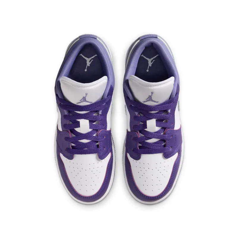 Air Jordan 1 Low GS “Purple / White” (553560-551)