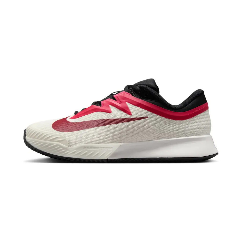 Nike Court Air Zoom Vapor Pro 3 Clay Pale Ivory Sail Team Red Rush Pink (HQ6030-104)