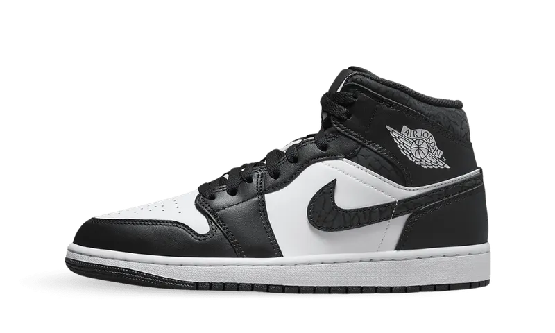 Nike Air Jordan 1 Mid SE Elephant Print Black (FB9911-001)
