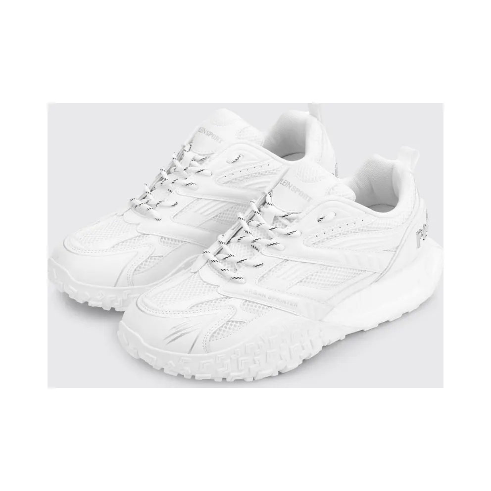 Plein Sport Urban Sprinter Mesh and Rubber White (SAFSUSC0933STE003N01)