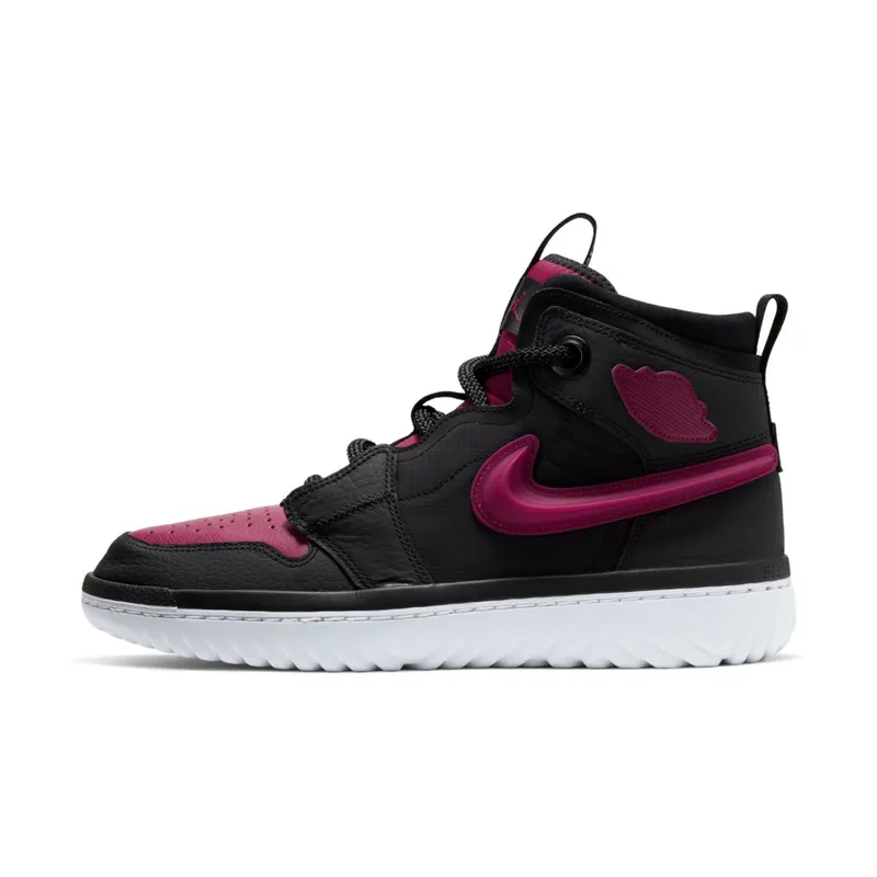 Jordan 1 High React Black Noble Red Black/White-Noble Red (AR5321-006)