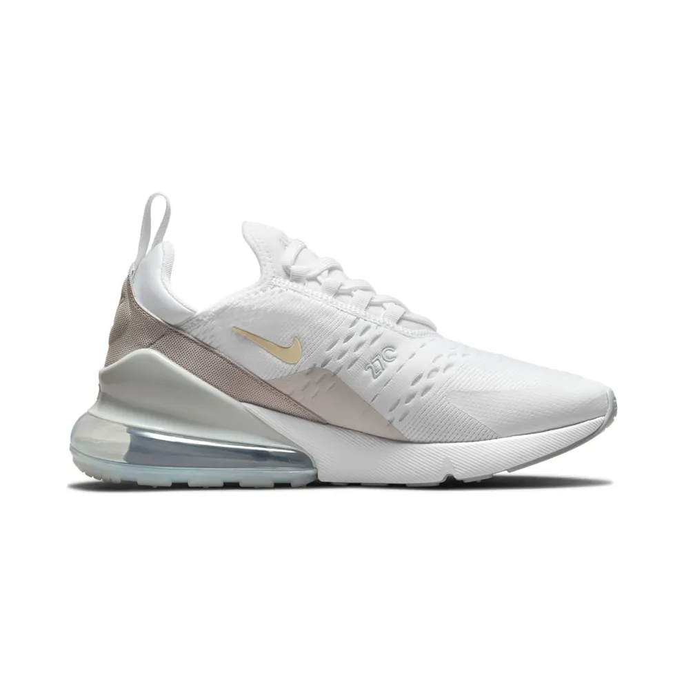 Nike Air Max 270 Essential “White / Grey Haze / Light Bone / Cashmere” (DN5461-100)