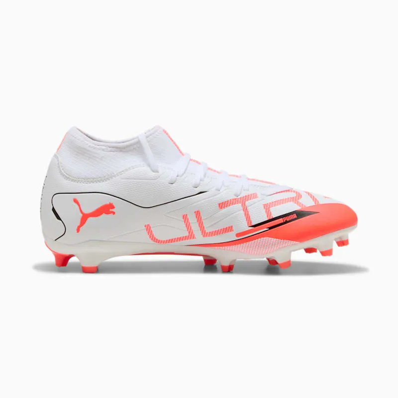 Puma Ultra 5 Play+ FG/AG White Black Glowing Red (108168-01)