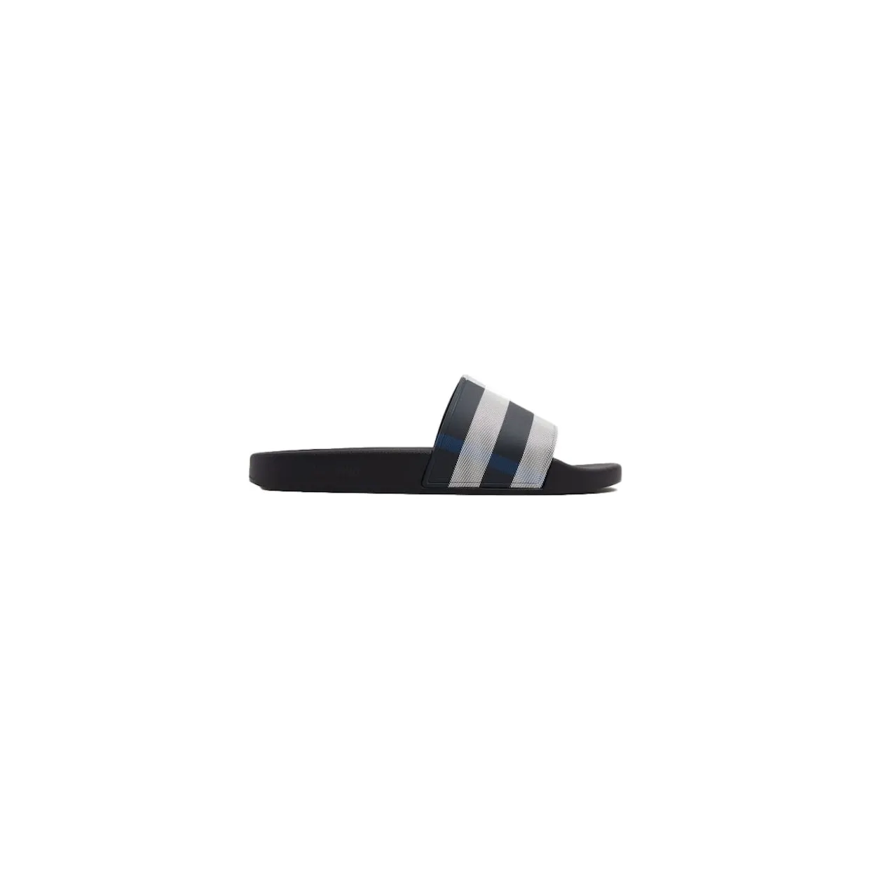 Burberry Furley Slides Black White (8070728)