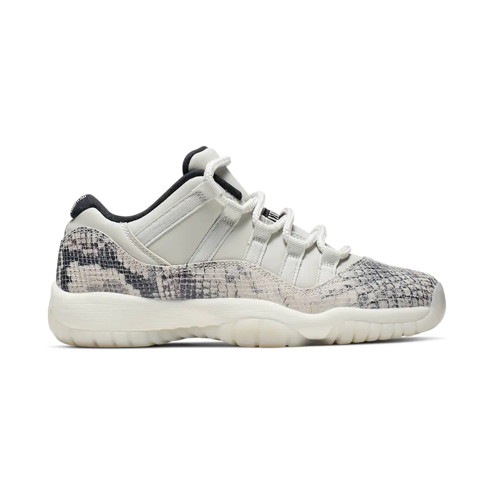 Jordan 11 Retro Low Snake Light Bone (GS) Light Bone/Smoke Grey-White-Black (CD6847-002)