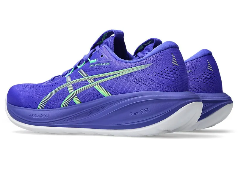 ASICS GEL-CUMULUS 28 “Cobalt Burst / Illuminate Green” (1011C143-401)