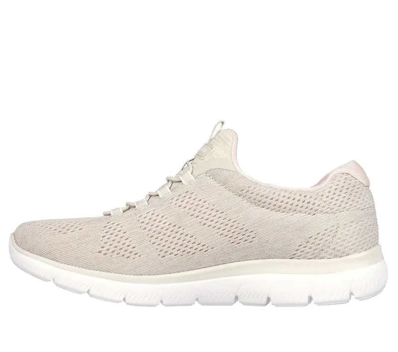 Skechers Summits – Fun Flair Sneaker Taupe/Pink
