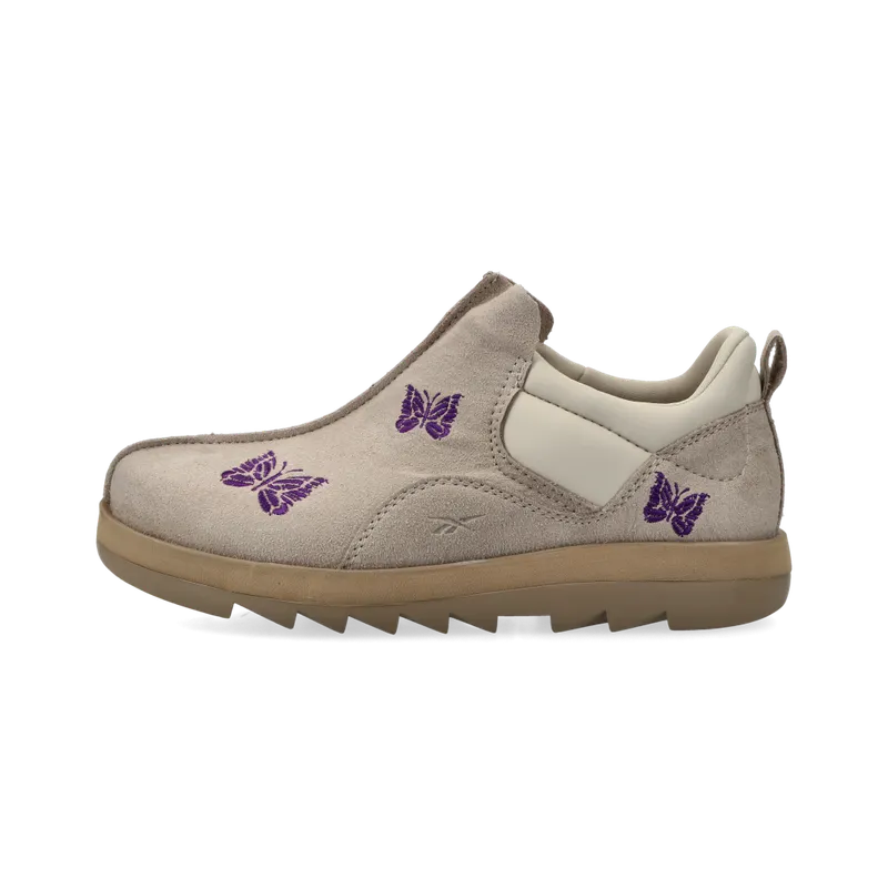 Reebok x Needles Beatnik Moc Shoes Modern Beige / Sand Beige / Extreme Purple (HP2977)
