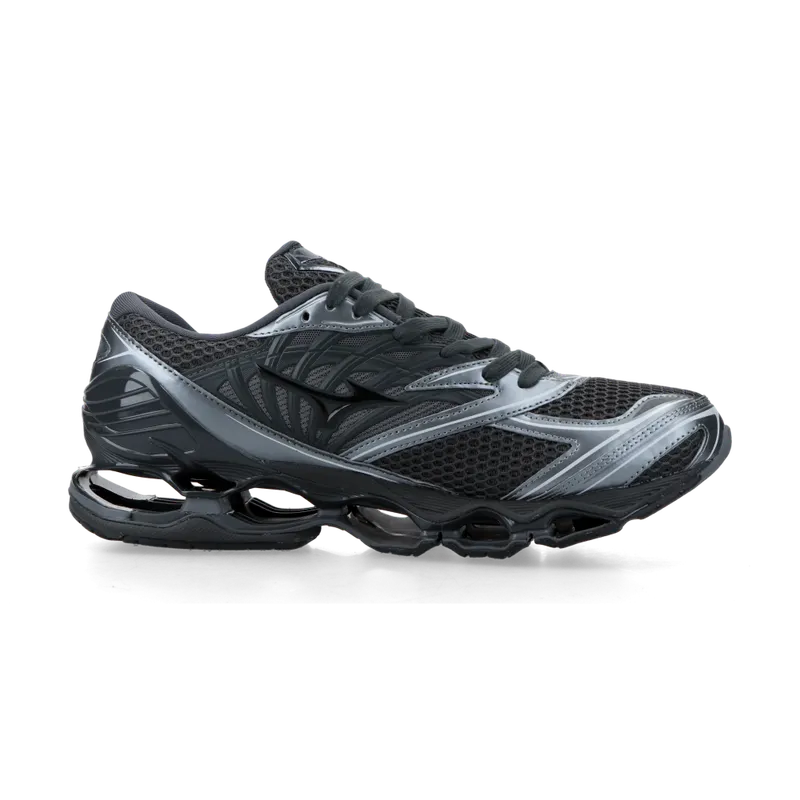 Mizuno Wave Prophecy LS “anodized” (black sand / black / metallic gey) – D1GA251103