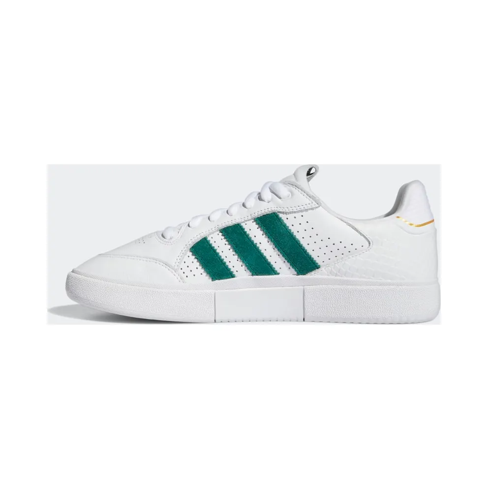 adidas Tyshawn Low Cloud White / Collegiate Green / Gold Metallic (GY6954)