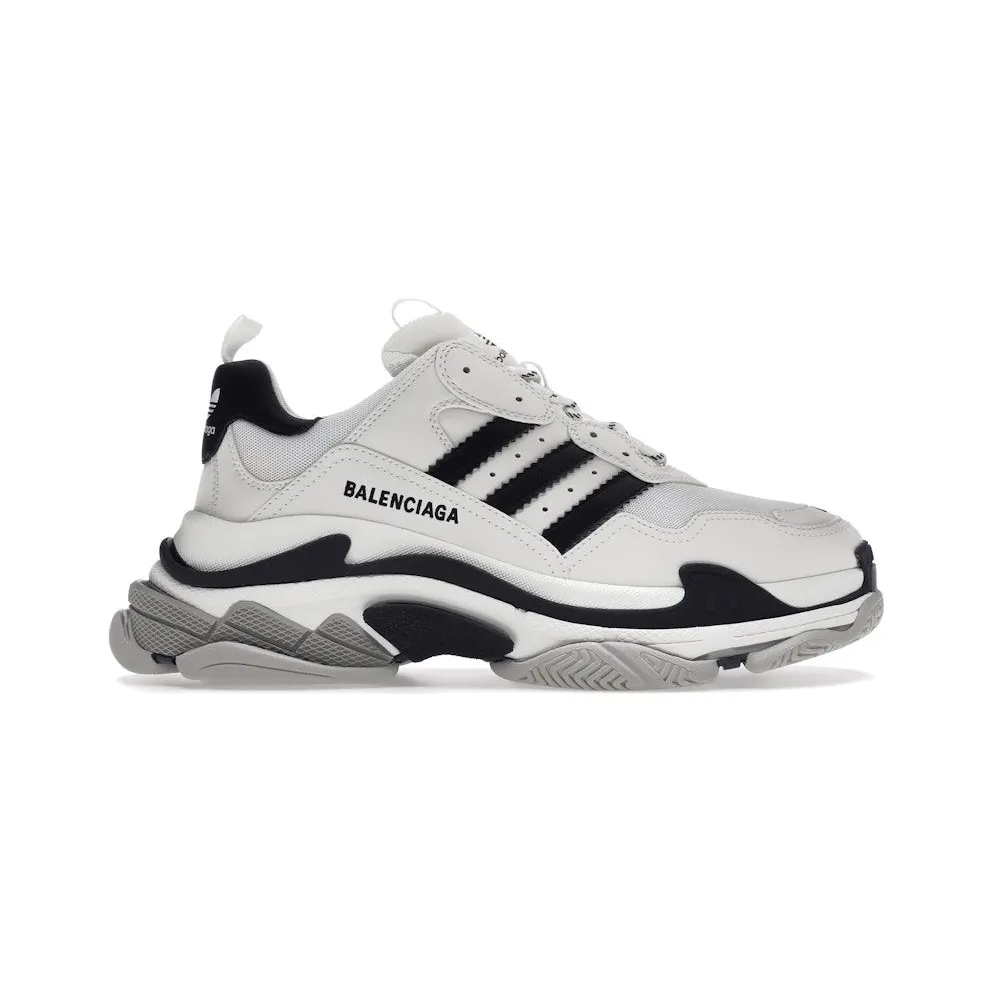 Balenciaga Triple S adidas White Black (710021W2ZB19112)