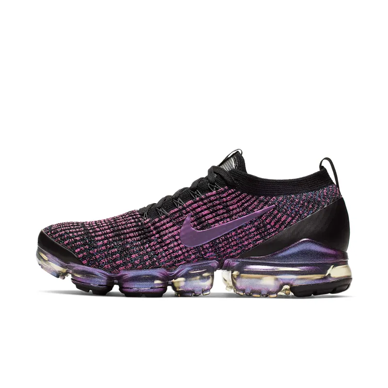Nike Air VaporMax Flyknit 3 Throwback Future Black/Blue Lagoon-Laser Fuchsia-Metallic Silver (AJ6900-007)