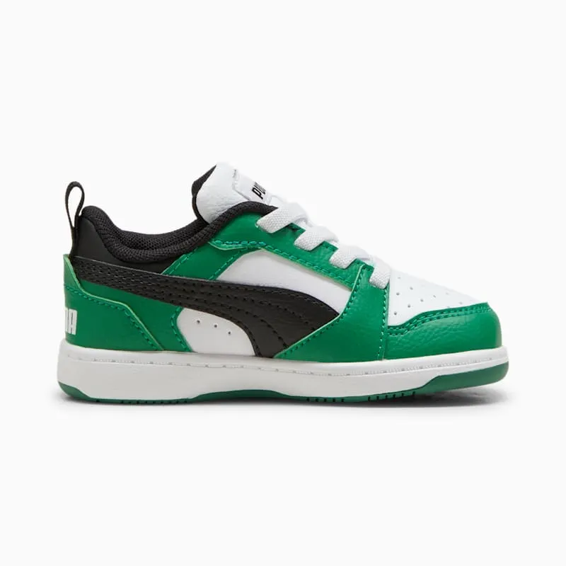 Puma Rebound V6 Low Green White Black (393835-05)