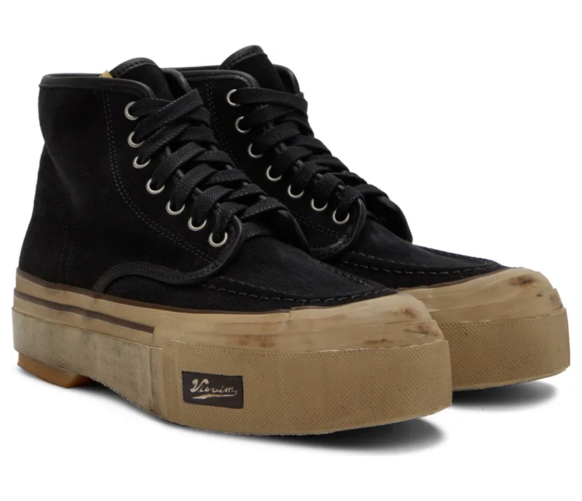 Visvim Beige Liskamm G.Patten-Folk Sneakers (0122102002006) (4)