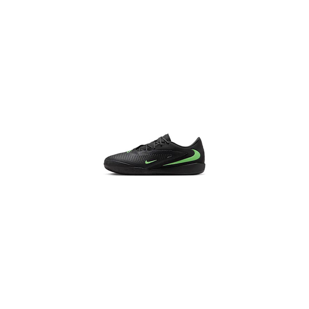 Nike Phantom 6 Low Academy Indoor Court “Black / Illusion Green” (HQ2319-001)
