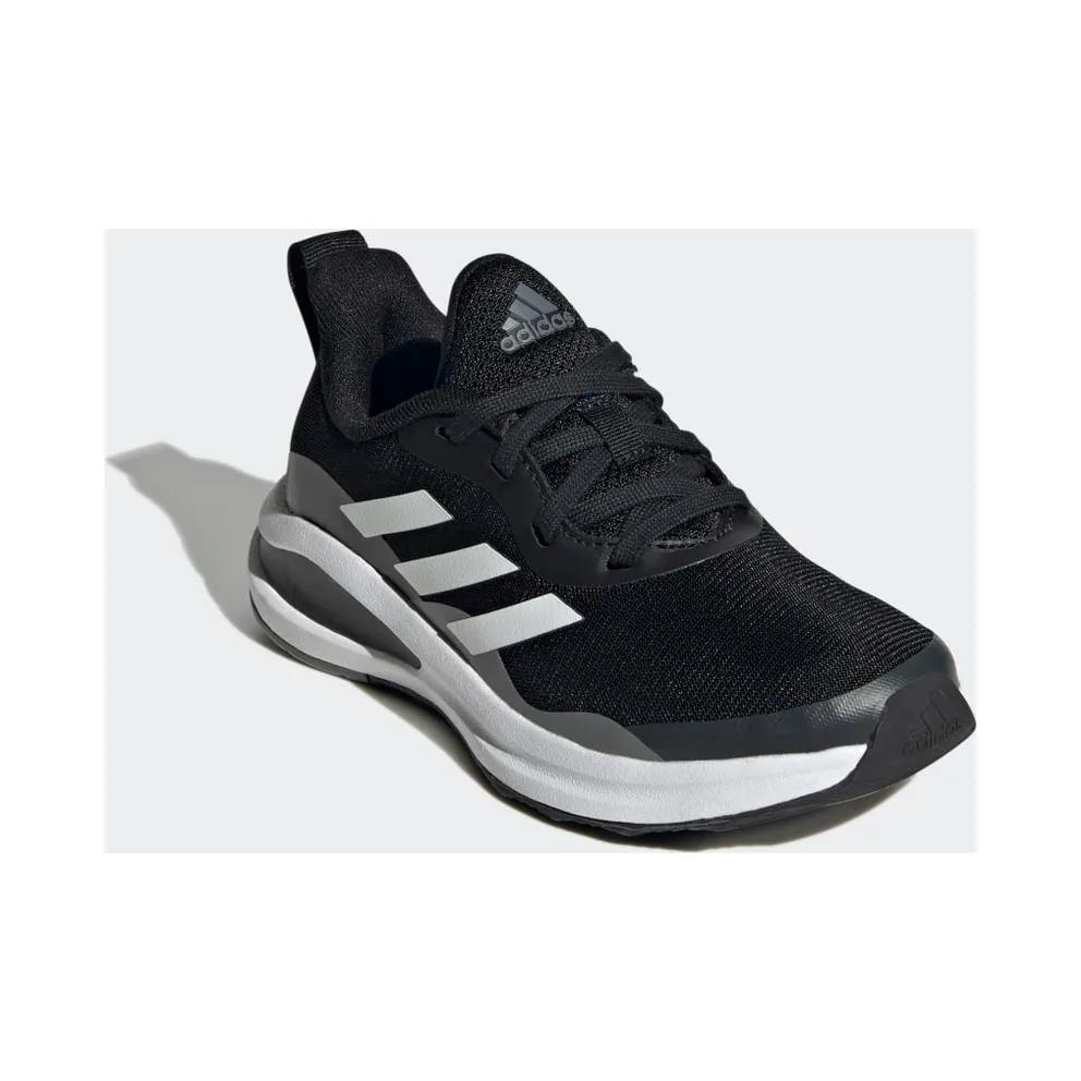 adidas FortaRun Sport Running Lace-up Shoes Core Black / Cloud White / Grey Six (GZ4415)