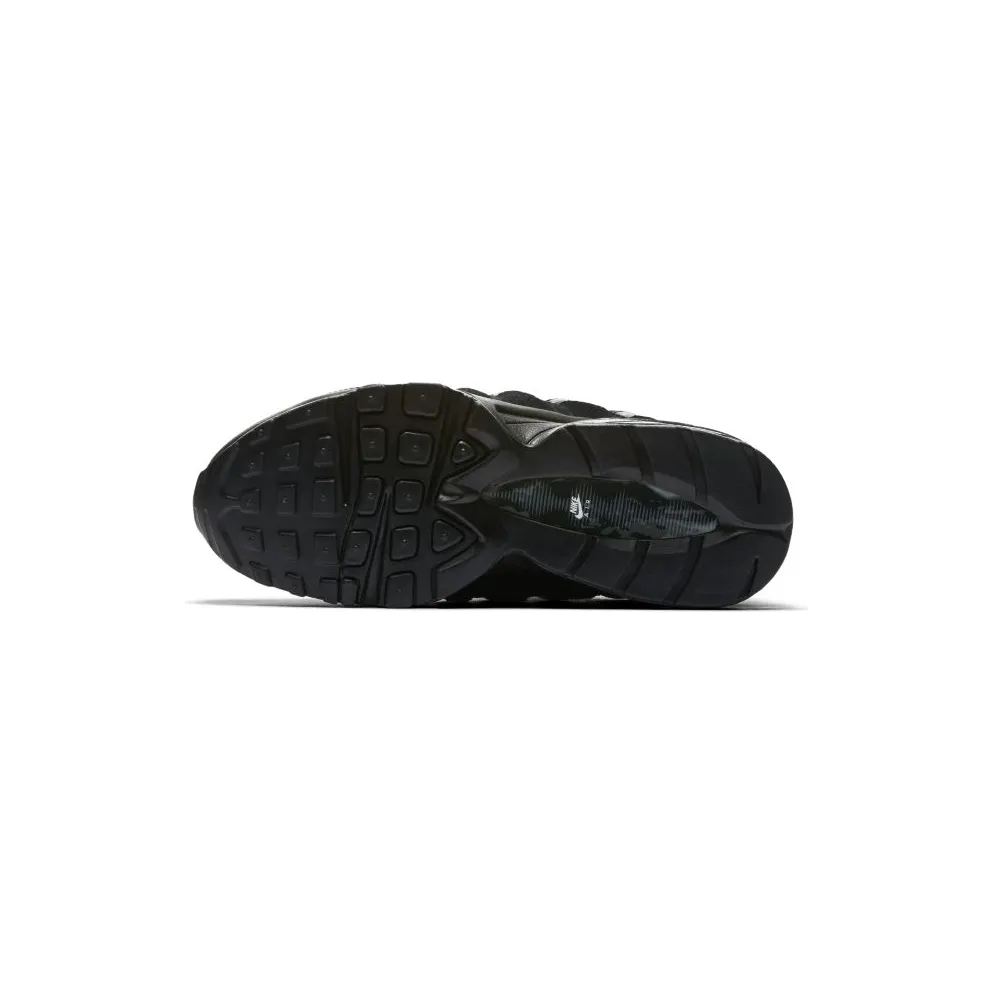 Nike Air Max 95 Black Suede (GS) Black/Black-Black (307565-055)