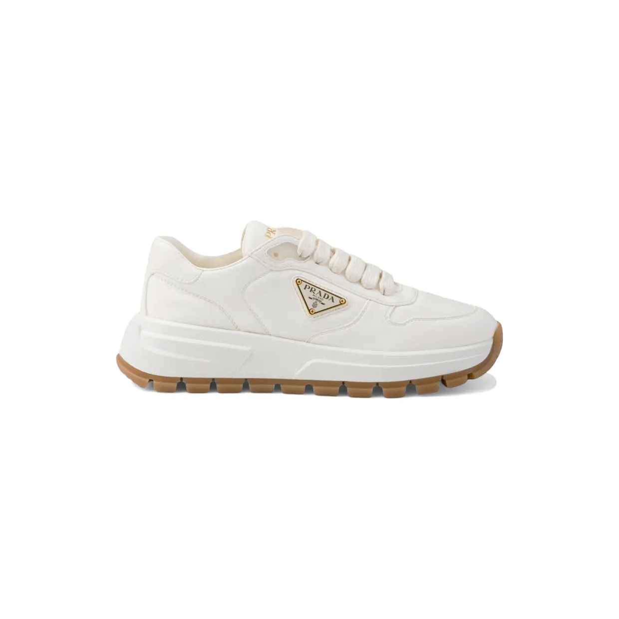 Prada PRAX 01 Leather Sneakers Ivory Gum (1E804M_038_F0304)