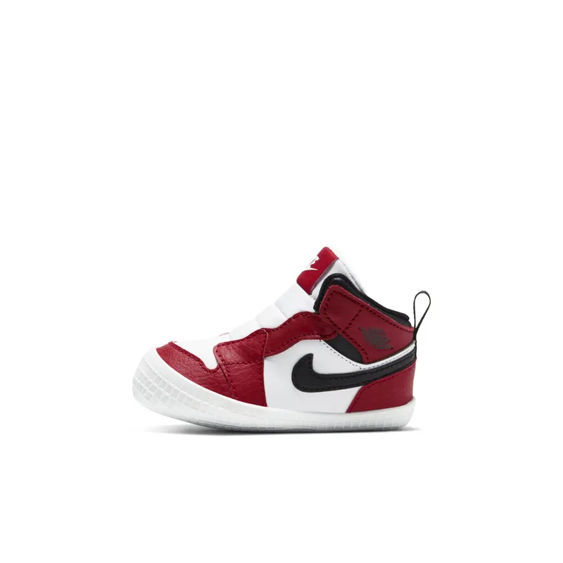 Jordan 1 Crib Bootie for Babies – White